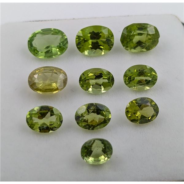 17.54 ct Certified Himalayan Peridot gemstone Parcel ($14,700 Appraisal)
