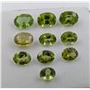 Image 1 : 17.54 ct Certified Himalayan Peridot gemstone Parcel ($14,700 Appraisal)