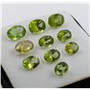 Image 2 : 17.54 ct Certified Himalayan Peridot gemstone Parcel ($14,700 Appraisal)