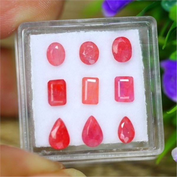 3.5 ct Certified Kashmir Orange Sapphire gemstone Parcel ($7,000 Appraisal)