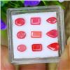 Image 2 : 3.5 ct Certified Kashmir Orange Sapphire gemstone Parcel ($7,000 Appraisal)