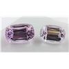 Image 1 : 18.29 ct Certified Pink Kunzite gemstone Pair ($9,145 Appraisal)