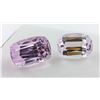 Image 2 : 18.29 ct Certified Pink Kunzite gemstone Pair ($9,145 Appraisal)