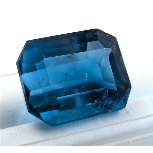 32.27 ct Certified Metallic Blue Fluorite gemstone ($8,068 Appraisal)