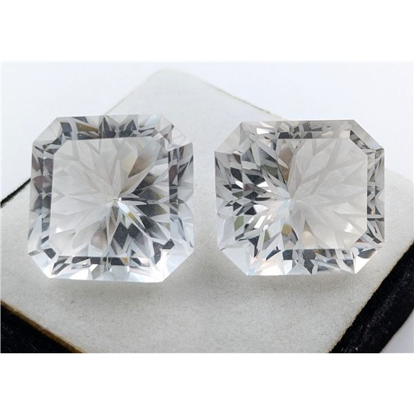 76.62 ct Certified Mermaid Quartz gemstone Pair ($8,050 Appraisal)