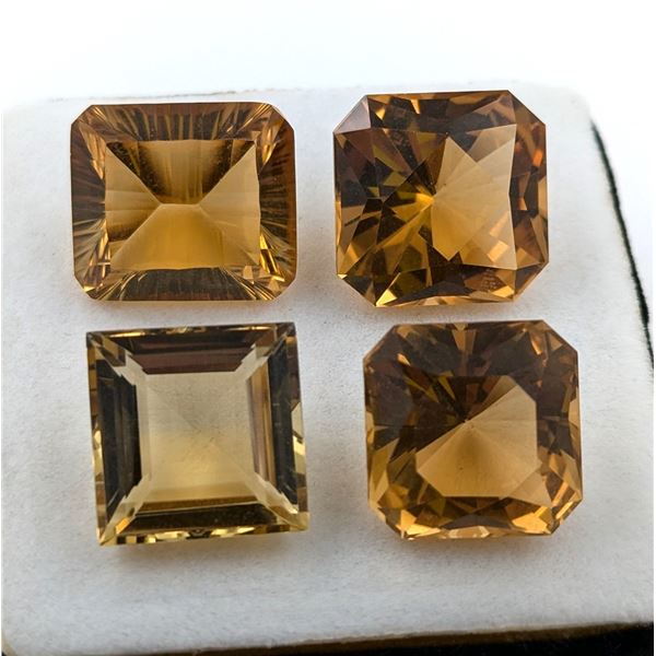 57.02 ct Certified Madeira Citrine gemstone Parcel ($8,553 Appraisal)