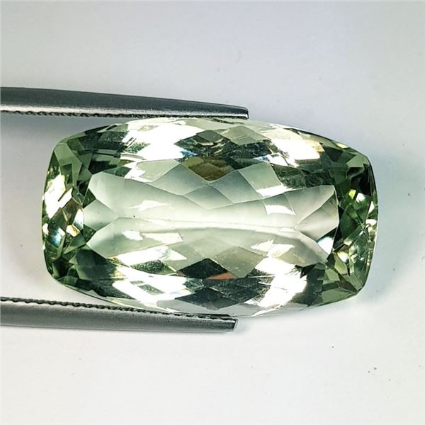 25.14 ct Certified Prasiolite gemstone ($3,771 Appraisal)