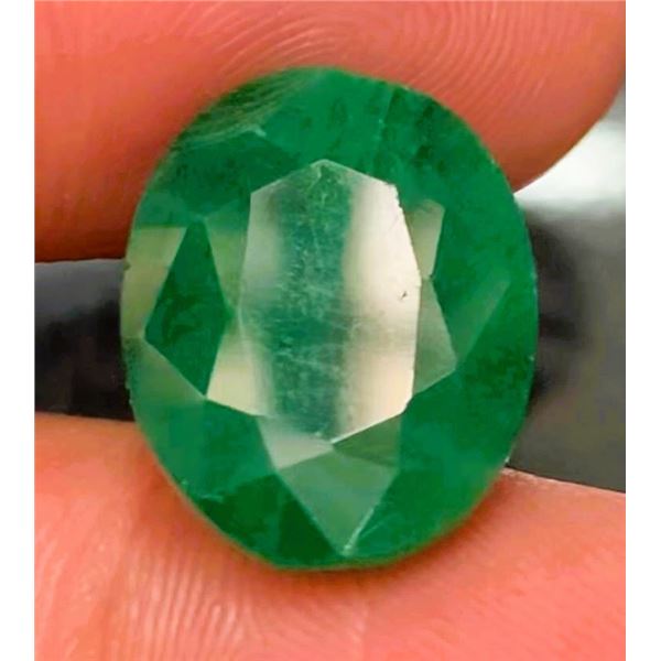 8.58 ct Certified Emerald gemstone ($7,500 Appraisal)