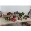 Image 1 : Broken Die Cast Tractor, Tractor Parts, Tires, Rims - Salvage