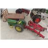 Image 2 : Broken Die Cast Tractor, Tractor Parts, Tires, Rims - Salvage