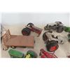 Image 3 : Broken Die Cast Tractor, Tractor Parts, Tires, Rims - Salvage