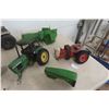 Image 7 : Broken Die Cast Tractor, Tractor Parts, Tires, Rims - Salvage