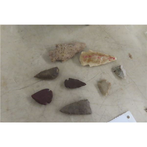 Framed Arrowheads with Flint Stones