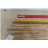 Image 5 : 11 x Yardsticks and Advertising Pieces (Shell, Beer, Storklin-Willicox)