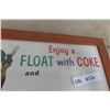 Image 3 : Vintage Framed Coke Cardboard Sign(11" x 22")