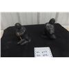 Image 1 : Two Soap-Stone Style Sculptures, 6" and 7" Tall