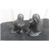 Image 6 : Two Soap-Stone Style Sculptures, 6" and 7" Tall