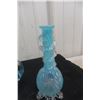 Image 2 : Four Vintage Turquoise Glassware Pieces