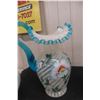Image 4 : Four Vintage Turquoise Glassware Pieces