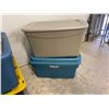 Image 2 : Seven Totes with Lids (Various Sizes)