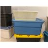 Image 4 : Seven Totes with Lids (Various Sizes)