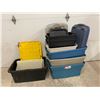 Image 5 : Seven Totes with Lids (Various Sizes)