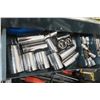 Image 6 : Metal Tool Box with Craftsman Sockets, and More