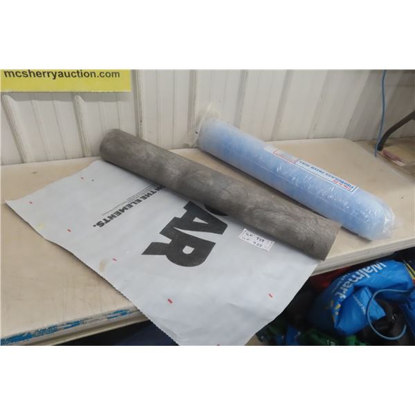 Roll of Weather Vapor Barrier and More