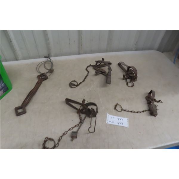 4 x Traps and Old Wrenches