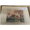 Image 2 : Painted Watercolor Sign (12" x 14 1/2") Signed Leroy