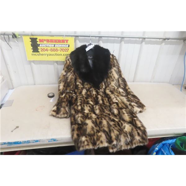 Regal Faux Fur Jacket - Size Small