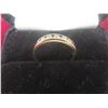 Image 1 : 14k Gold and Diamond Ring, Size 7 1/2, 2.3 g