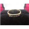 Image 2 : 14k Gold and Diamond Ring, Size 7 1/2, 2.3 g