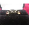 Image 3 : 14k Gold and Diamond Ring, Size 7 1/2, 2.3 g