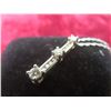 Image 7 : 14k White Gold and Diamond Necklace, 18" Length, 3 g
