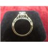Image 3 : 14k Gold and Diamond Ring, Size 7, 3.4 g