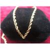 Image 2 : 10k Gold Rope-Style Necklace, 18" Length, 2.9 g