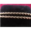 Image 3 : 10k Gold Rope-Style Necklace, 18" Length, 2.9 g