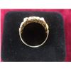Image 6 : 10k Gold Nugget-Style “Mom” Ring, Size 8, 3.1 g