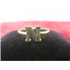 Image 2 : 10k Gold and Diamond “N” Initial Ring, Size 7 1/2, 1.3 g