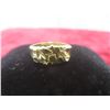 Image 2 : 10k Gold Nugget-Style Ring, Size 4, 1.2 g