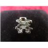 Image 4 : 10k White Gold and Diamond Inukshuk Pendant, 1.1 g