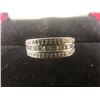 Image 1 : 10k White Gold and Diamond Ring, Size 6, 5.4 g