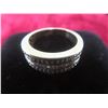 Image 2 : 10k White Gold and Diamond Ring, Size 6, 5.4 g