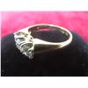 Image 2 : 14k Gold and Diamond Ring, Size 8 1/2, 4.6 g