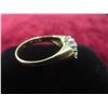 Image 5 : 14k Gold and Diamond Ring, Size 8 1/2, 4.6 g