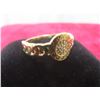 Image 1 : 10k Gold Versace-Style Ring, Size 10 1/2, 2 g