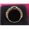 Image 3 : 10k Gold Versace-Style Ring, Size 10 1/2, 2 g