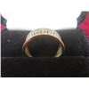 Image 1 : 10k Gold and Diamond Versace-Style Ring, Size 7, 1.7 g