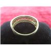 Image 4 : 10k Gold and Diamond Versace-Style Ring, Size 7, 1.7 g